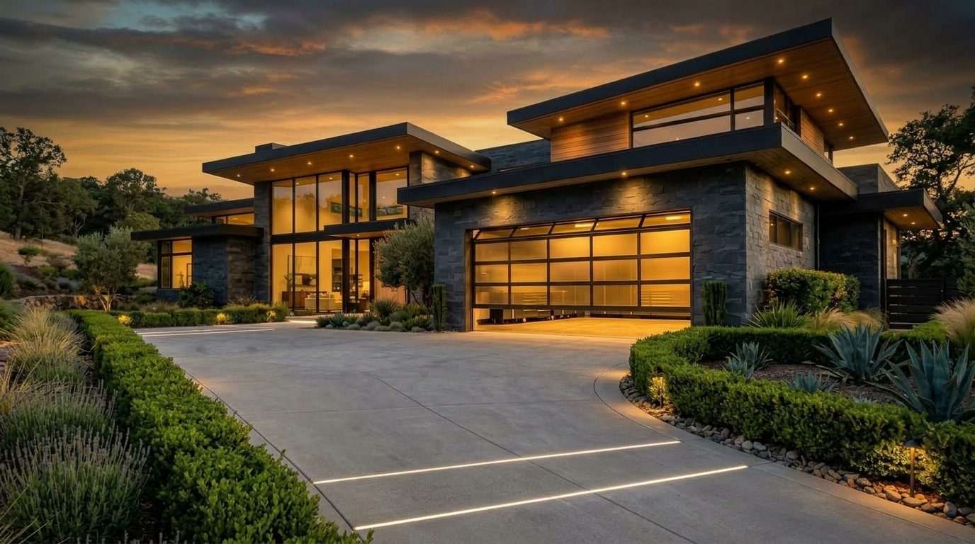 Bethany Garage Door Repair Service Garage Door Gliding Open Revealing Warm Illuminated Interior